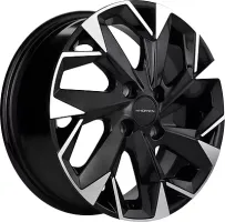 Khomen KHW1402 Black-FP 4*100 5.5xR14 ET46 DIA54.1